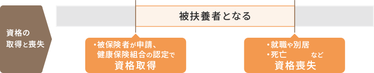 資格の取得と喪失イメージ